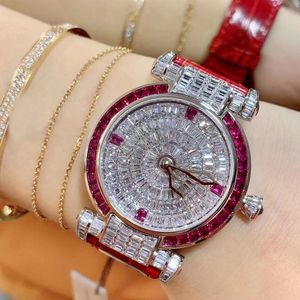 Mulheres assistem a relógios mecânicos automáticos de 36 mm com diamante safira Montre de Luxe