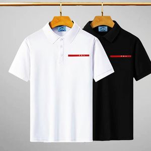 Designerski koszulki Polo Men Haftatoed Projektanci Tshirt v Szyja bawełna High Street Men Casual T Shirt Luksusowe Casual Para Ubrania azjatyckie rozmiar S-4xl