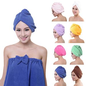 Towel 2023 High Quality Microfiber Bath Hair Dry Quick Drying Lady Soft Shower Cap Hat For Man