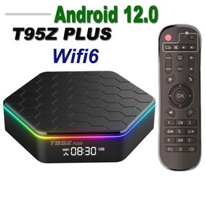 20PCS T95Z PLUS Android 12 tv box allwinner h618 4GB 64GB 32GB 2GB16GB media player 2.4G 5G Wifi6 BT4.0 100M 6K