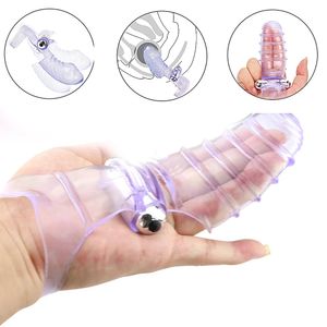 Sewing Notions Sex Toys For Women Finger Sleeve Vibrator Clitoris Stimulate G Spot Orgasm Massager Female Masturbator Adult Big Penis Dildo Realistic Pump