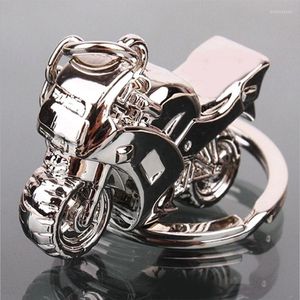 Keychains Fashion Cool Motorcykel Nyckelring Metal Men bil Key Chain Ring Bag Pendant Accessory S116