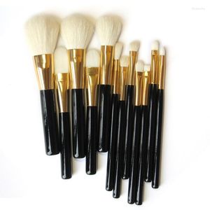 Makeup Brushes Professional Make Up Set Eye Shadow Brush Foundation Blusher Kabuki Super Soft Goat Hair For 3 Style Välj