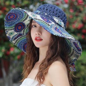 Wide Brim Hats Women's HatSummer Selling Product: Big Eaves Sun Protection Sunshade Hat UV Fisherman's Straw