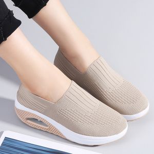 Women Fashion Shoes Flats Laides Breathable Loafers Casual Sports Shoes Walking Yoga Shoes Sneakers Zapatos De Mujer