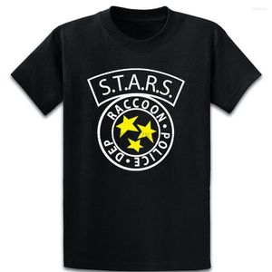 Herr t-skjortor stjärnor Raccoon City skjorta galna våren komiska coola s-xxxxxl tee designer man
