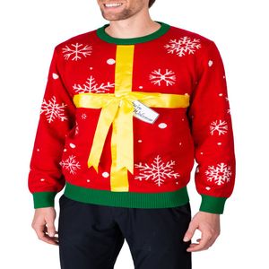 Мужчины - уродливое свитер Зимние каникулы Уродливое рождественское свитер праздничный праздничный свитер.