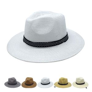 Stingy Brim Hatts Leisure Sun Men's Hateble Jazz Hat Women's Beach Caps Holiday Visor Sport Windproof Cap Sale