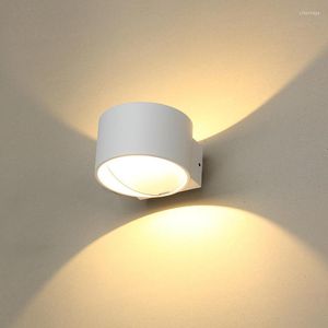 Vägglampa enkla LED -lampor sconces trappa badrum fåfänga ljus fixtur modern hem dekoration balkong utomhusbelysning