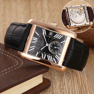 Zegarki projektantów mody dla mężczyzn 34*44*12 mm Design Menomical Ruch Mężczyzn Kobiet zegarki na zwykłym zegarku wysokiej jakości Montres de Luxe