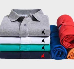 Sommer Männer Luxus Marke Business Revers Poloshirt Casual Kurzarm bestickt Top Slim 2023Fit T-Shirt S-6XL männliches T-Shirt Reiten hochwertiger Designer