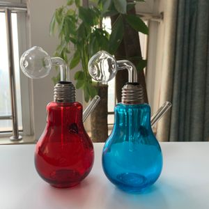 5 tums glödlampa Glas vattenpipa bubbla oljebrännare vattenpipa bad rigg bongs