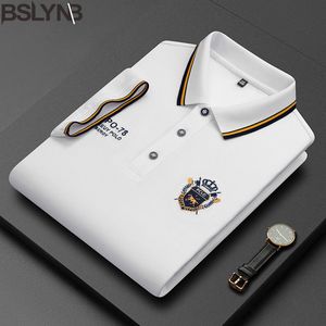 Erkek Polos Kore Moda Pamuk Polo Gömlek İşlemeli Marka Tshirt Sıradan Kavur Kısa Kollu T-Shirt 230428