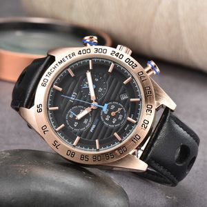 20% OFF watch Watch Tisso for Men New Mens All Dial Work Quartz Top Luxury Chronograph Clock leather Belt Type PRS516