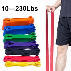 Fasce di resistenza Unisex Fitness 208cm Rubber Yoga Band Pilates Elastic Loop Crossfit Expander Strength Gym Equipment