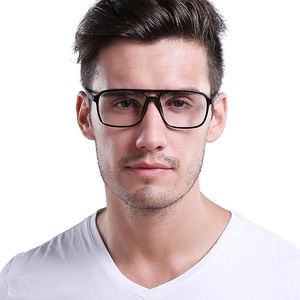 Sonnenbrillenrahmen Mode TR90 Ultraleichter optischer Brillenrahmen Klassisches Anti-Blaulicht Klare transparente Linse Damen Herren Brillen