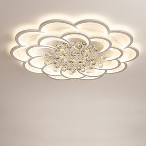 Chandeliers Modern LED Chandelier Crystal Ceiling Living Room Bedroom Kitchen Lamps Lustres Indoor Home Decor Fixtures