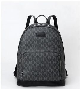 Novo designer masculino e feminino Mackpack Leatra Sentir mochila de ponta de grande capacidade de cor sólida versátil