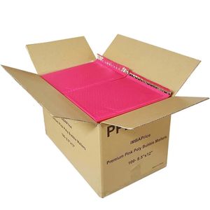 Mail Bags Pink Bubble 50 Pcs Envelopes for Padded Packaging Seal Mailing Gift Padding Purple and Black 230428