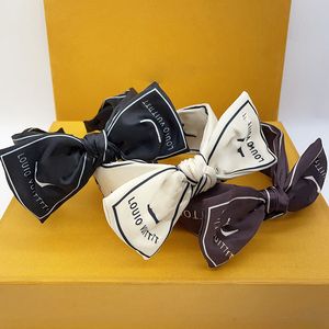 Designer Letter Headbands Sweet Style Bow Head Wrap For Women&Girl Brandd Letter High Quality HairJewelry Fashion Accessories