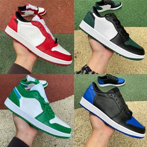 Jumpman 1 Buty do koszykówki Męskie Buty do biegania Projektant Trampki Buty sportowe Deskorolka Białe złoto czarne Uniwersyteckie czerwone żółte run sports