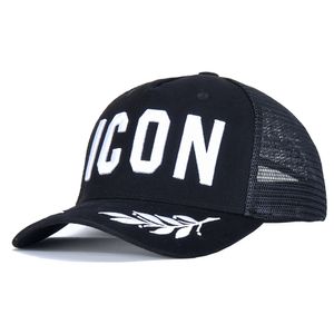 Icon Hat DSQ2 DSQICON2 ICON DSQ D2 NOVO CAP D143W Homens Mulheres de alta qualidade Mesh Mesh Tennis de beisebol Fashion Casual Sun Hat