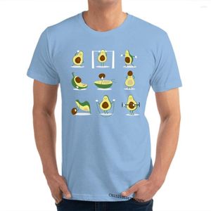 Camisetas masculinas que chegam na Europa Tops Tees Avocado Fitness Todos