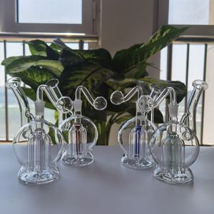 Långfakturerad Dab Rig Bubble Oil Burner Hookah Bongs Glass Water Pipe