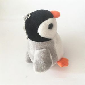 Keychains 10CM Cute Girls Plush Penguin Doll Key Chain Women Pompon Animal Keychain Female Bags Car Trinket Jewelry Weeding Party Gift