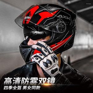 Motorradhelme Source Factory Direct Supply Elektrohelm Männer und Frauen Winter warm voll