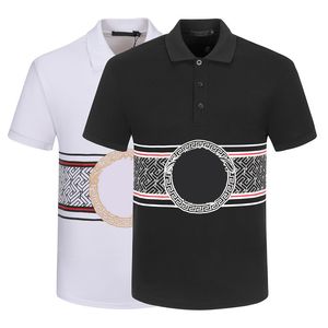 Designer Herren Basic Business Polos T-Shirt Mode Frankreich Marke Herren T-Shirts bestickte Armbinden Brief Abzeichen Poloshirt M-3XL-TBD-9