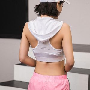 Active Shirts Workout With Hat Sports Top Gym Women Sport Shirt Fitness Tank Yoga Female Breathable Sleeveless Running