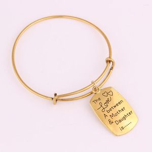 Bangle The Love Abetween Mother & Daughter Is Compllcated Noisy Tender Strong Affectionate Funny Forever Expandable Bracelet