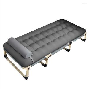 Camp Furniture M8 Folding Bed Sun Lounger Sleeping Office/Outdoor Camping Chaise Longue Nap With Cushion Pillow/Mask/Bag