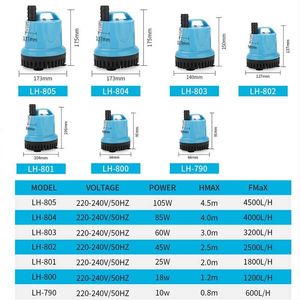 Pompy 10W105 W Zanurzalna pompa stawowa Pompa wodna 220V240V Pompa Ultra cisza do wodospadu fontanny hydroponiczne stawy akwarium akwarium akwarium