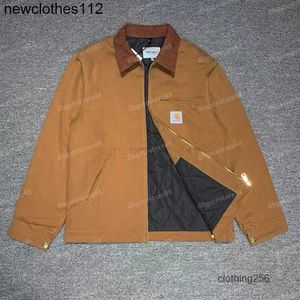 Carhart Designer Mens Jackets wip 두꺼운 디트로이트 아메리칸 작업복 코튼 자켓 남성 여성 couple001