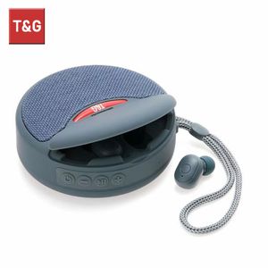 TG808 MINI Bluetooth głośnik bezprzewodowy słuchawki 2 w 1 przenośne skrzynkę dźwiękową subwoofer stereo bez użycia rąk z wielofunkcyjnymi / tf karta TF