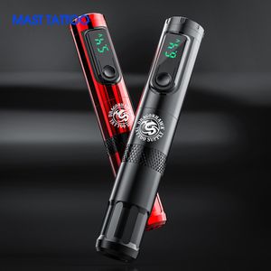 Dövme Makinesi Dragonhawk X4 Yerçekimi İndüklenen Voltaj Regülatörü Değiştirilebilir Pil Kablosuz Dövme Makinesi Kalemi 3.5mm Ekran Makyaj Kalıcı 230428