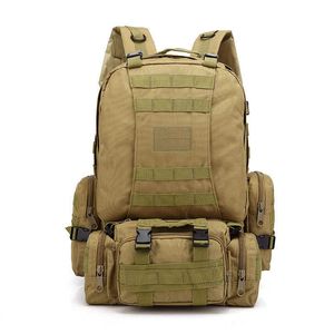 Рюкзак упаковки 4 в 1 Molle Sport Tactical Bag Tactical рюкзак мужской военный рюкзак на открытом воздухе для походов поход