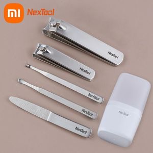Schroevendraaier Xiaomi Nextool Nail Clipper Set Nail Stainless Steel Dead Skin Push Ear Scoop Nail File with Storage Box Manicure Beauty Tools