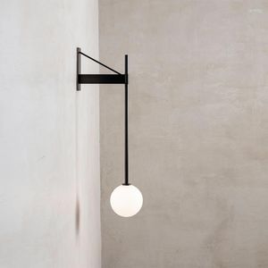 Vägglampa nordisk linje retro industriell led ljus modern vardagsrum sängen sovrum sconce designer deco