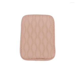 Car Seat Covers 1pcs Beige Bubble Armrest Pad Cover For Cars Automobiles Interior Accessories