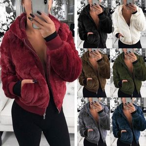 Ful feminino 2023 Autumn e Winter Women's We Women Wearned Plexush Coat Women