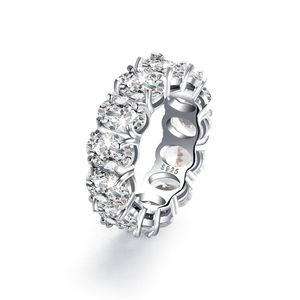 Zirkonringe für Frauen Ewigkeit Versprechen cz Kristallfinger Ring Engagement Hochzeit Schmuck Liebes Geschenk