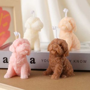 Scented Candle Cute candles animals Teddy puppy scented candles new year home decor small dogs aroma candles birthday gifts house souvenirs Z0418