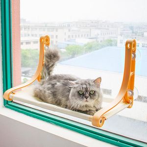 Mats Plastic Pet Hanging Beds Bearing 22.5kg Cat Sunny Window Seat Mount House Comfort Hammock Pet Supplies