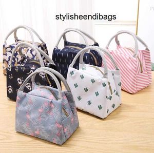 stylisheendibags Shoulder Bags Waterproof lunch bags tote portable lunch box bag kitchen zipper storage bags for outdoor travel picnic thermal bag carry bags