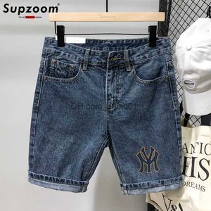 Shorts masculinos supZoom 2023 Nova chegada Hot Sale Hot Moda Printing Summer Zipper Fly Stone Stoneded Casual Jeans Shorts Men T230501