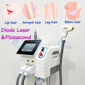 808nm Diodo a laser Remoção permanente de cabelo permanente Remoção de tatuagem de picossegundos