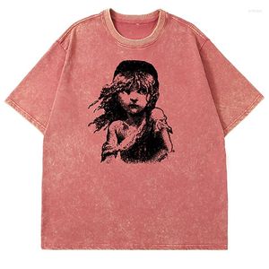 メンズTシャツ夏の特大のビンテージTシャツメンズビューティープリントバギーティーファッション韓国ストリートウェア短袖トップス衣類男性